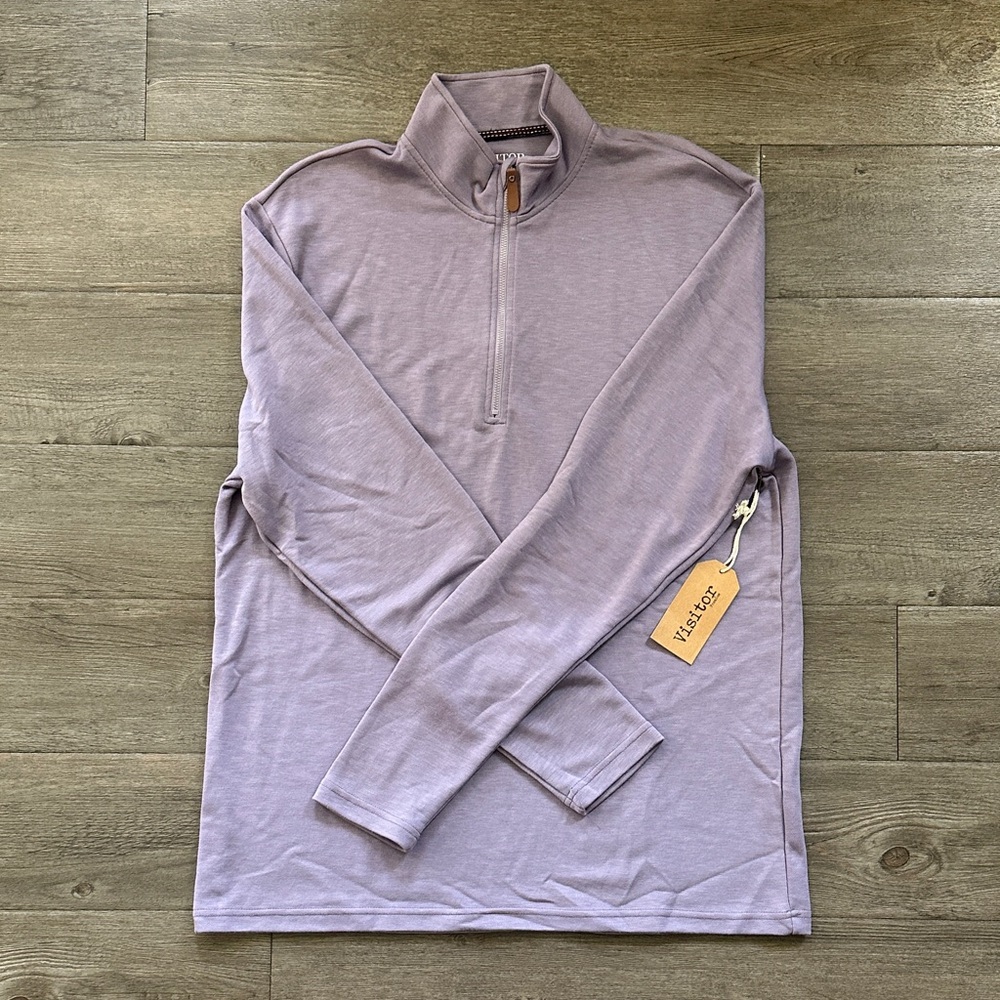 Visitor Premium Lavender Quarter-Zip Pullover